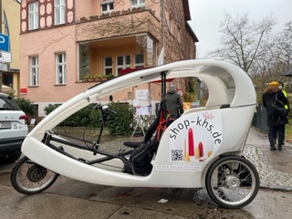 Velo-Taxi in der Rolandstraße