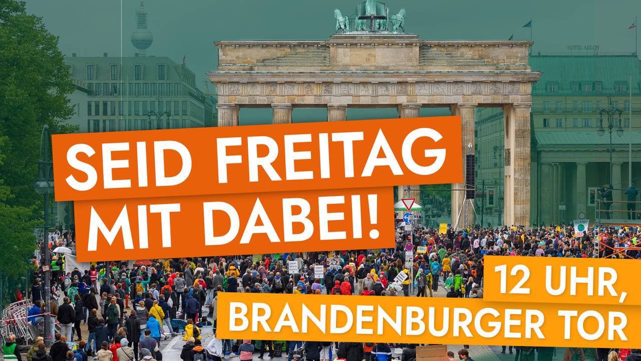 Seid Freitag mit dabei