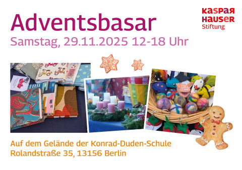 Plakat Adventsbasar 2025