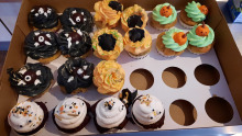 Halloween und Muffins im Wohnhaus