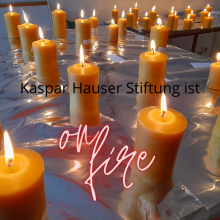 Brennproben aus der Kerzenwerkstatt