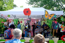 Unsere Band auf dem Sommerfest