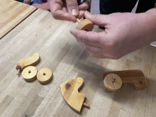 Holzpferd zum Stecken