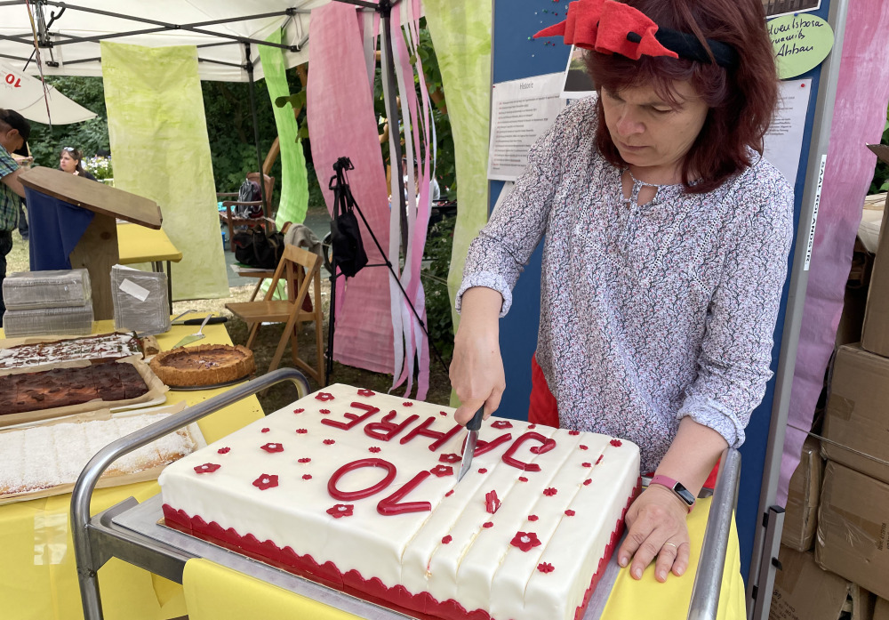 10 Jahre Stiftung - große Torte!