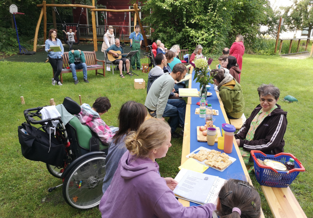 Sommertafel auf der festwiese